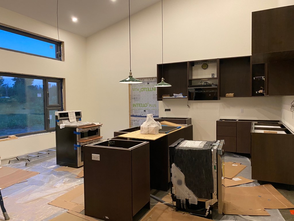 picture of ikea kitchen under construction